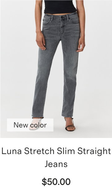 Luna Stretch Slim Straight Jeans