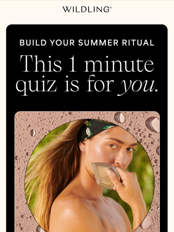 Take Our 1 Min Skin Quiz