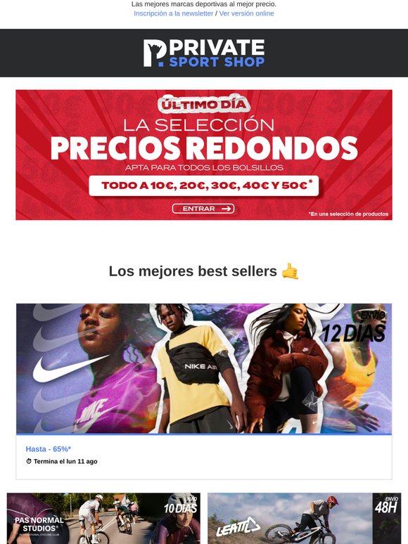 Nike hasta el -65% | Pas Normal Studios, Leatt, Fox, Sidi...