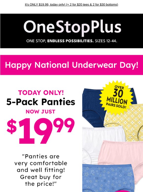 📢 Shoutout to our bestselling 5-pack Panties!