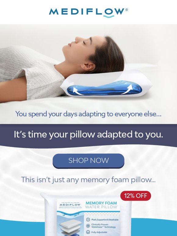 This isn’t just another memory foam pillow..