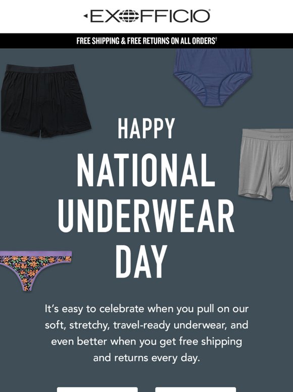 How will you celebrate National Underwear Day?