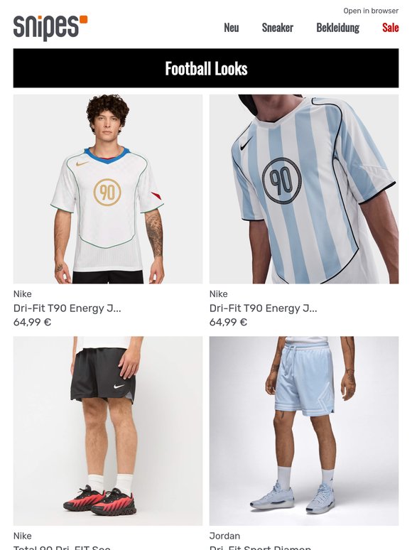 Touchdown für deinen Style - Shop Football Looks ⚽️