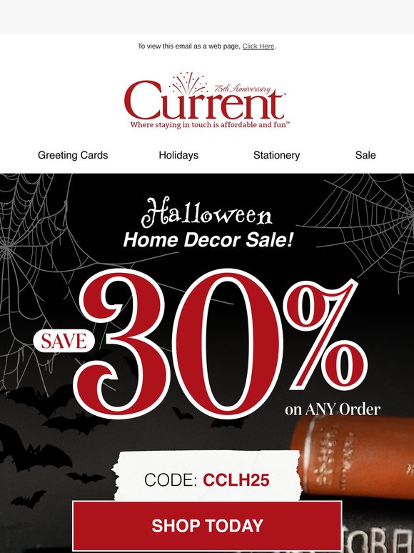 Spook-tacular decorating: 30% off til 8/6