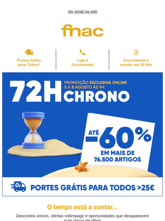 72h: Aproveita até -60%⌛