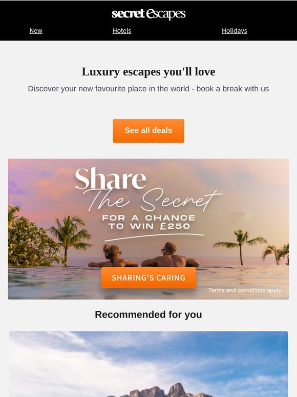 Looking for an epic escape?