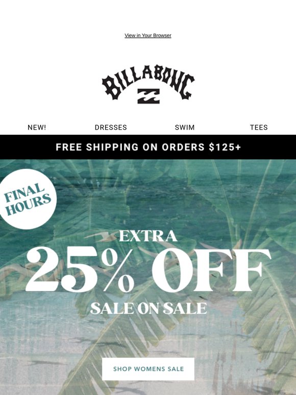 Last Day To Save On Your Summer Staples