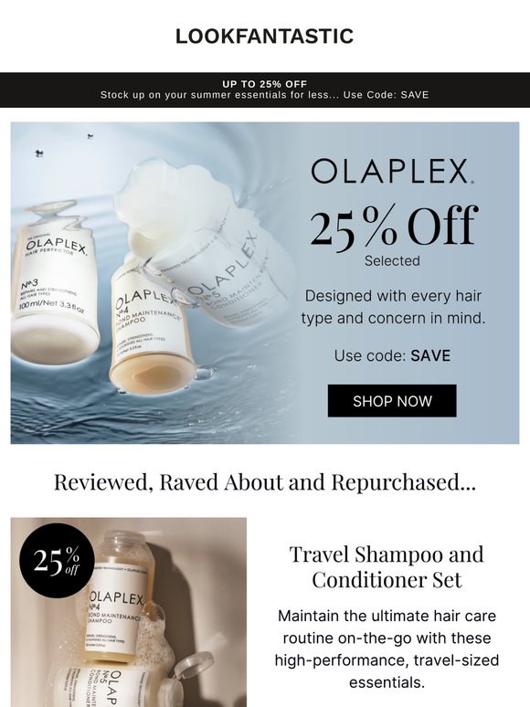 25% Off OLAPLEX