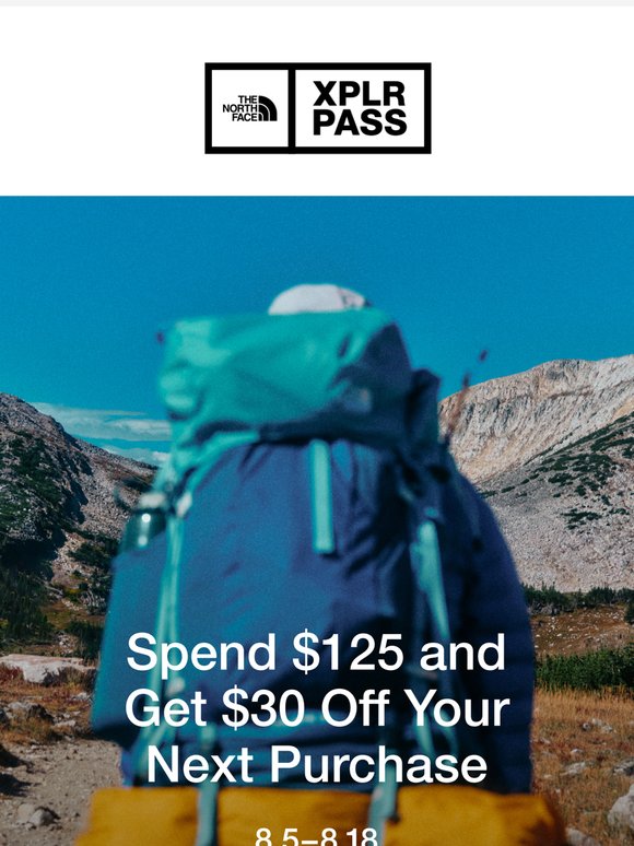 Spend $125 and get $30 off