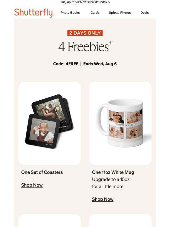 🎁 Email exclusive! Your pick of 4 free gifts inside