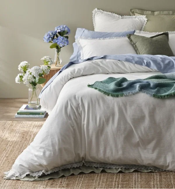 50% OFF*+ Full Priced Quilt Cover Sets, Sheet Sets, Comforters & Coverlets 