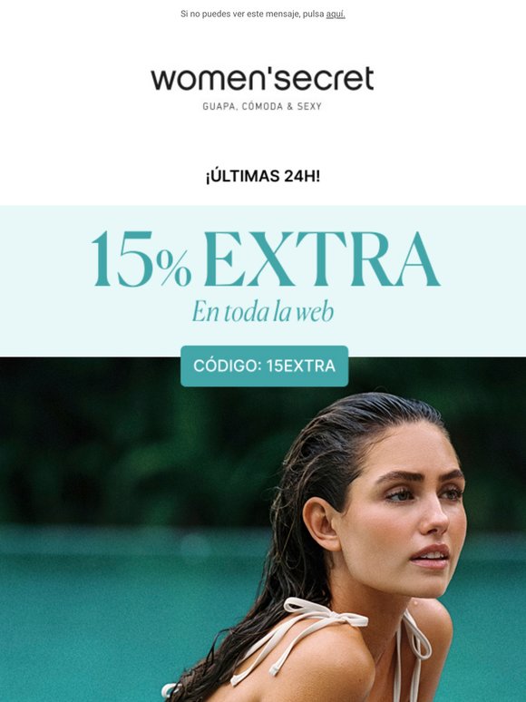 ¡Últimas tallas en baño! 🏖️ ¡Últimas 24h del 15% EXTRA!