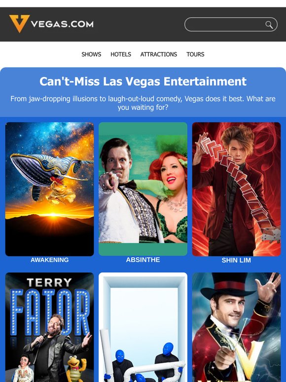 Your Front Row Seat to the Hottest Vegas Shows