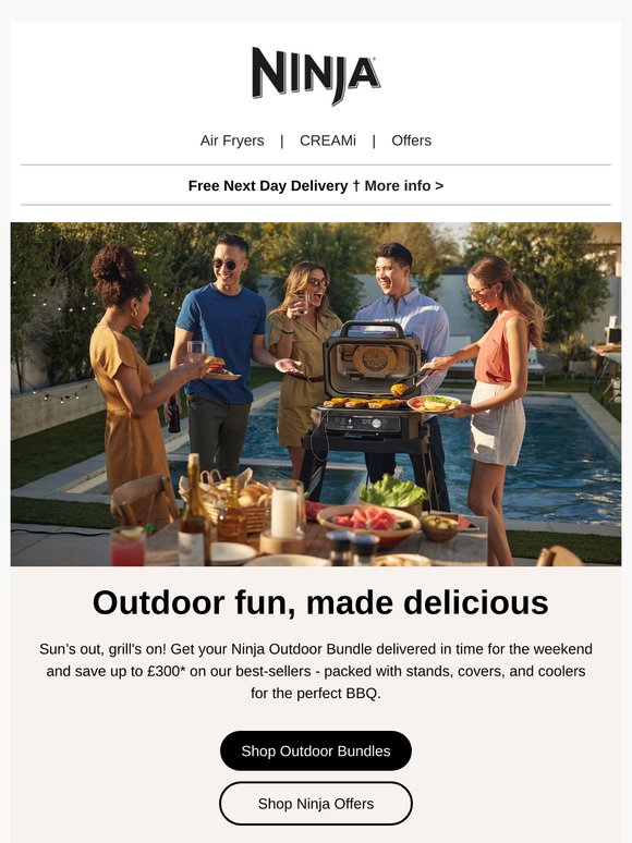 Save up to £300 on outdoor bundles! ☀️