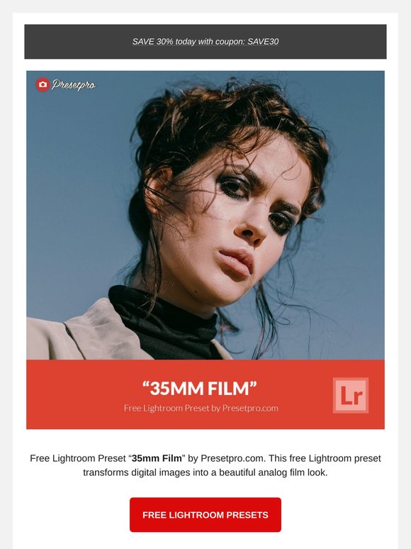 FREE Lightroom Presets "35mm Film"