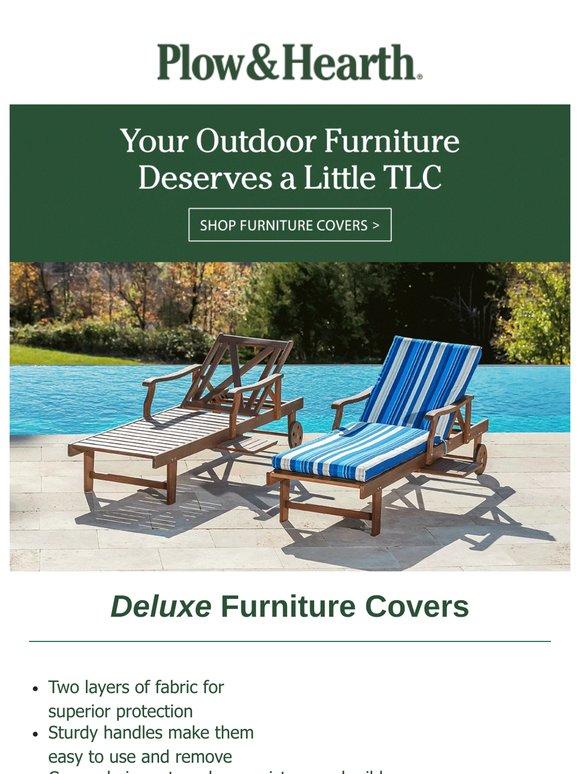 Rain? Snow? Squirrels? Are No Problem with Furniture Covers