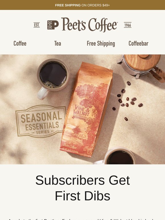 Early Access: 2025 Vine & Walnut