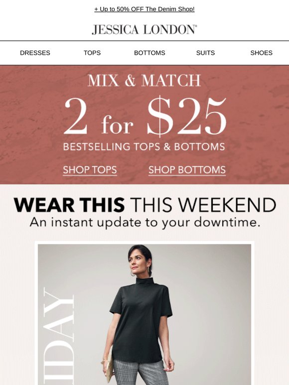 🛍 2 For $25: Wear these tops & bottoms in so many ways!