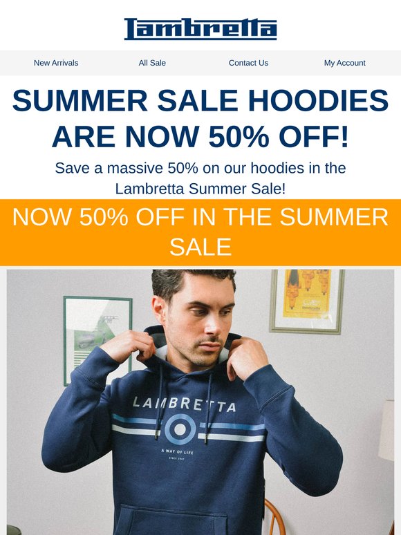 SUMMER SALE HOODIES - 50% OFF!