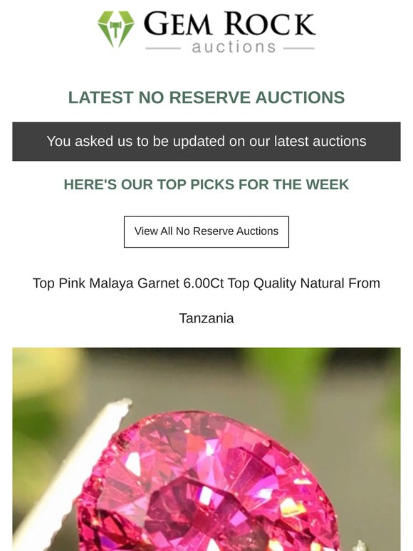 💥 Gemstone Auctions Finishing Soon - Don't Miss Out