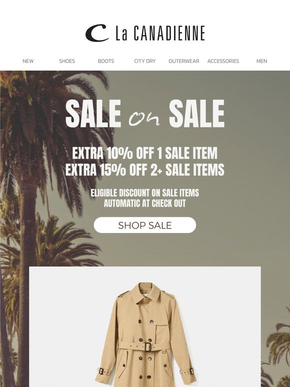 The Sale-On-Sale Is On: Extra15% Off 2+ items