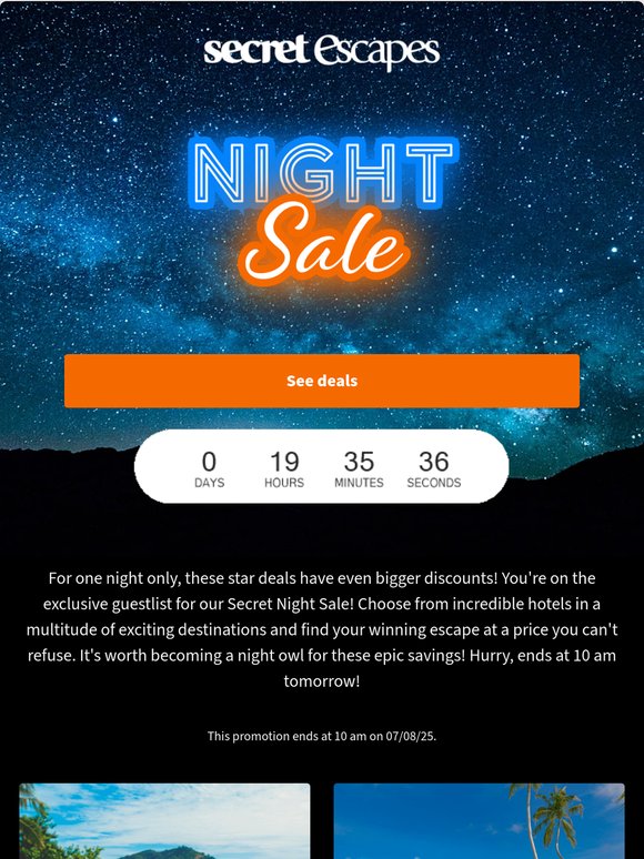 Secret Night SALE! 🌃 (No, you're not dreaming!) 🦉