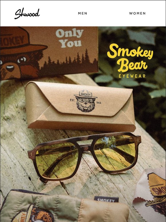 NEW: Smokey Bear Wood Frames