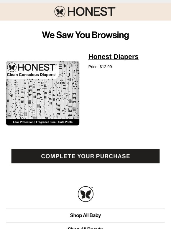 We saw you browsin'...