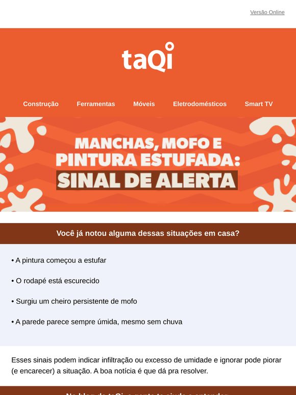 Umidade na parede?