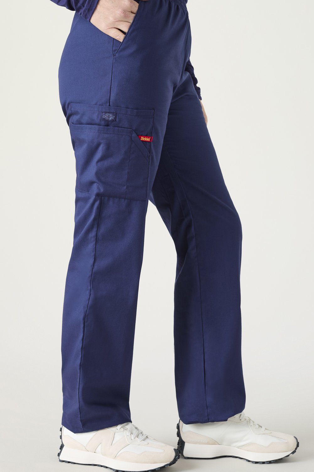 Image of Dickies EDS Signature Women's Natural Rise Pull-on Cargo Trouser, Navy