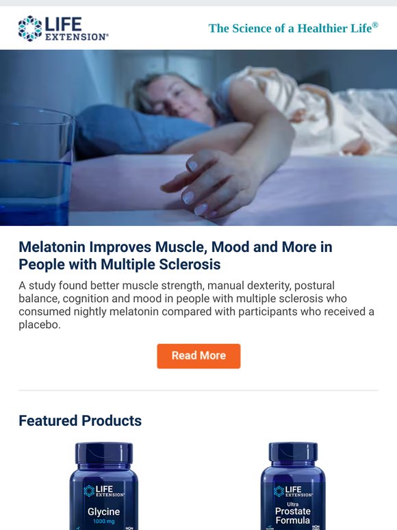 Sleep hormone boosts muscle and more in MS