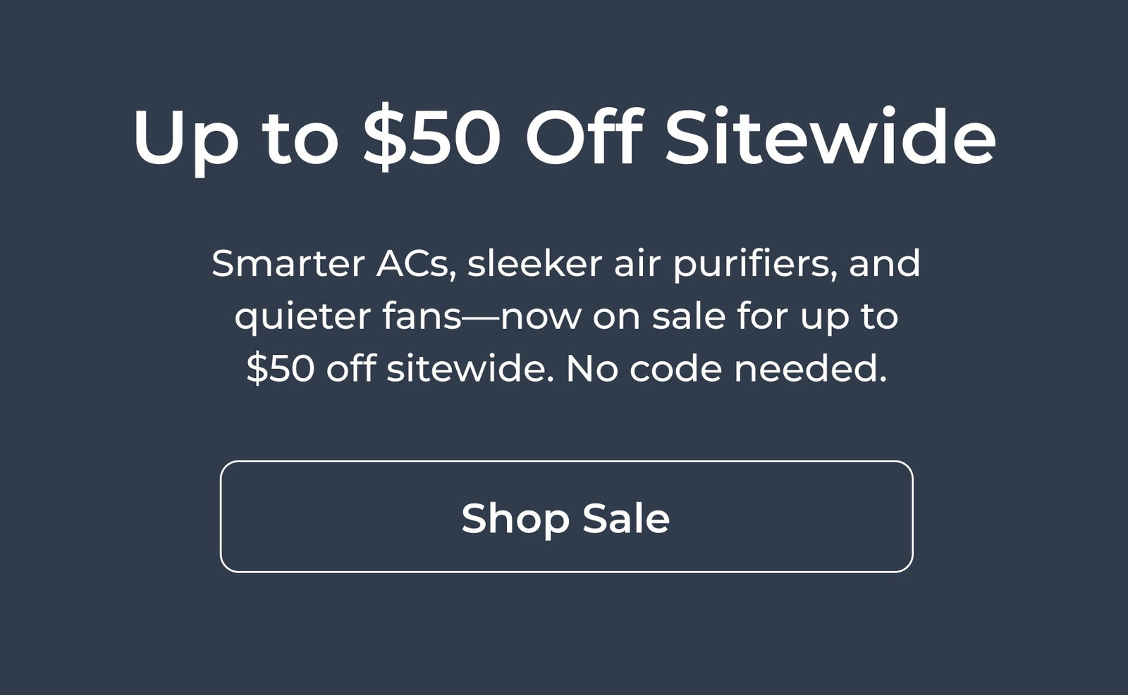 Up to $50 Off Sitewide