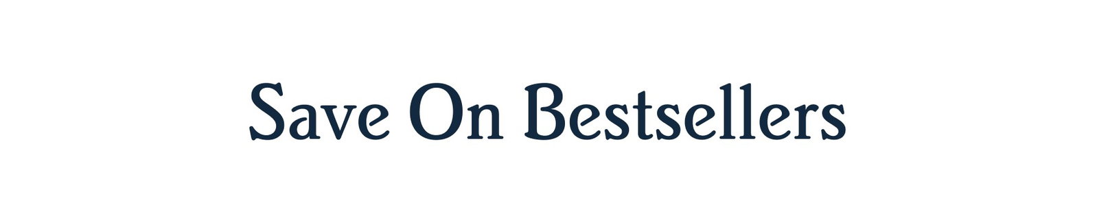 Save On Bestsellers