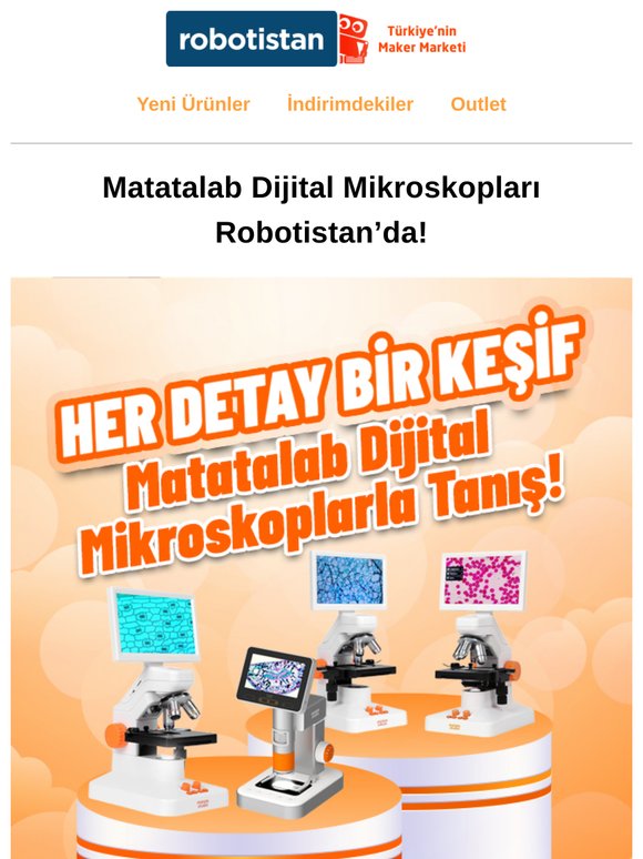 Matatalab Dijital Mikroskopları Stokta! Keşfetmeye Hazır Mısın?