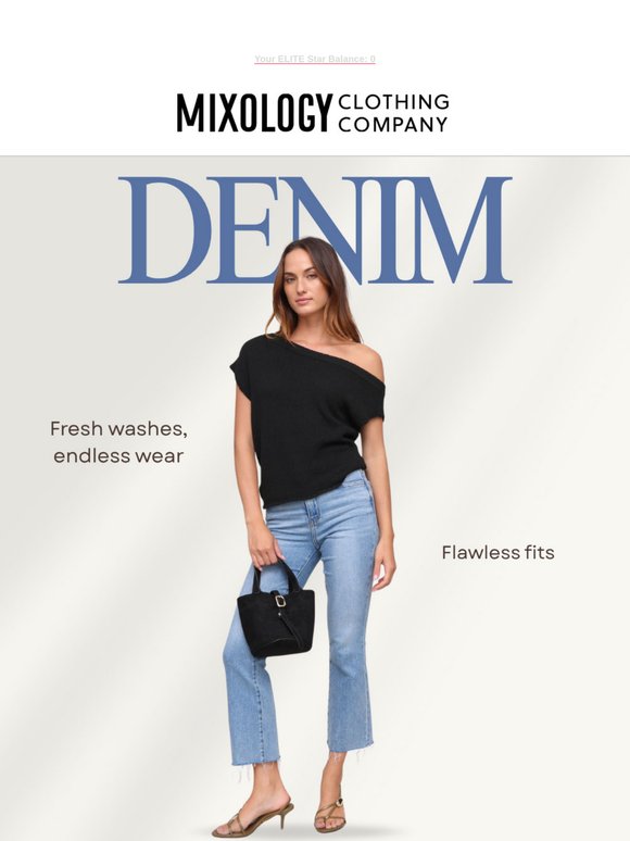 Seasonal Denim Reset