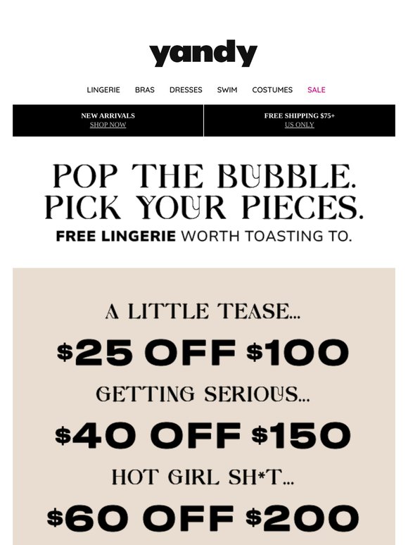 💥 Pop the Bubble. Haul A$$