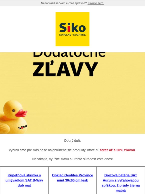 Najobľúbenejšie produkty až s 20% zľavou