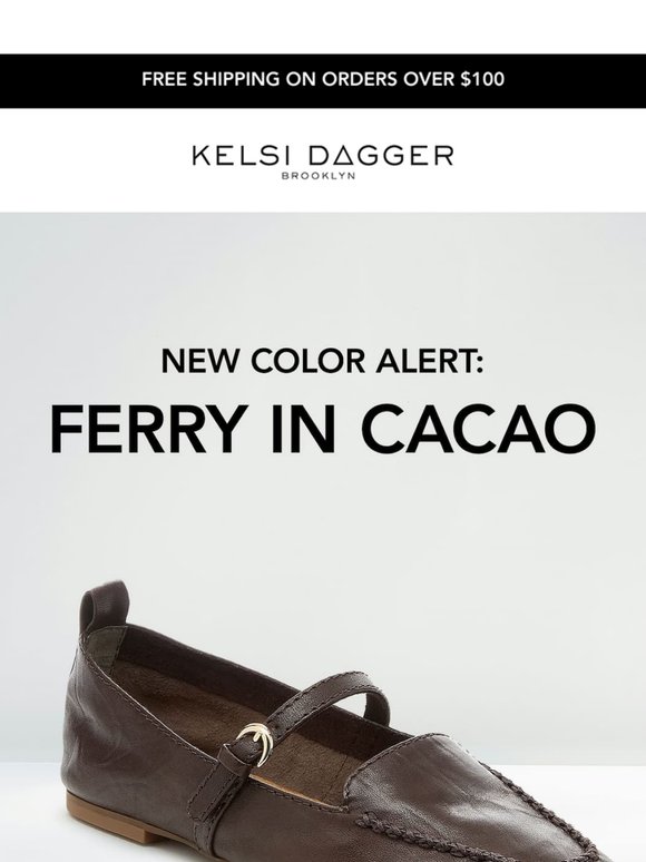 Your Favorite Flats, In A New Shade For Fall 🍁