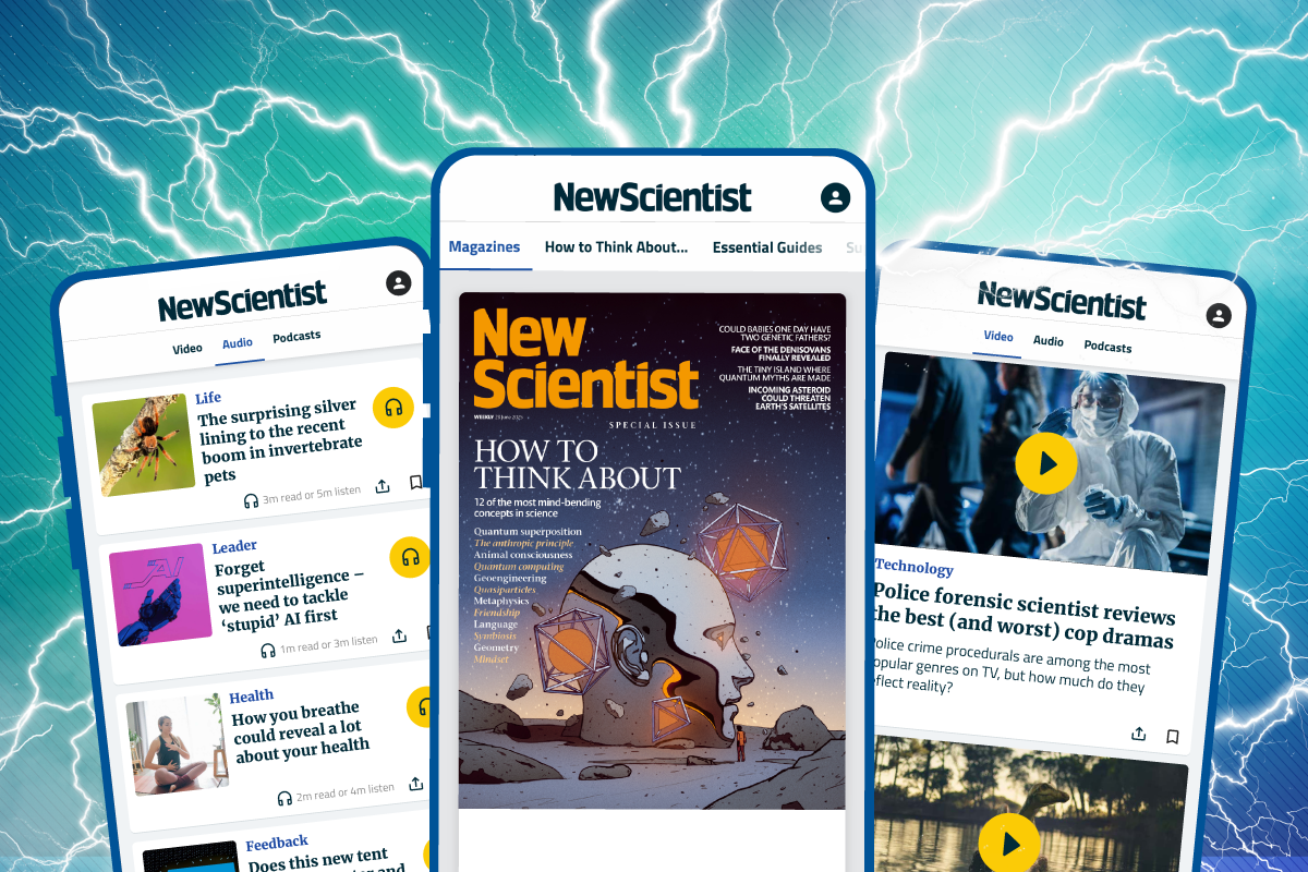 New Scientist subscriptions. Links to offer