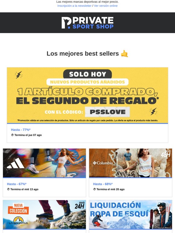 🤩​ Oferta del día: 1 comprado = 1 regalado