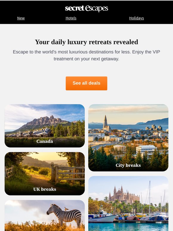 Hotel deals in Canada and beyond!