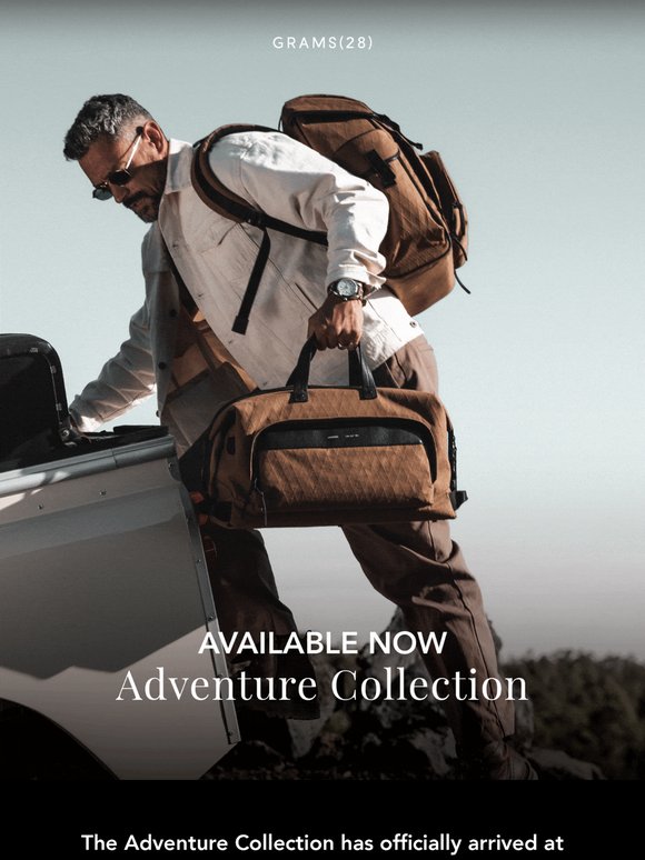 The Adventure Collection is here. ⛰️🌲👣