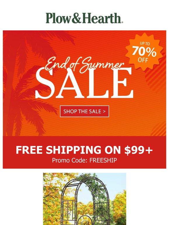Last Splash of Summer Savings Get Up to 70% off