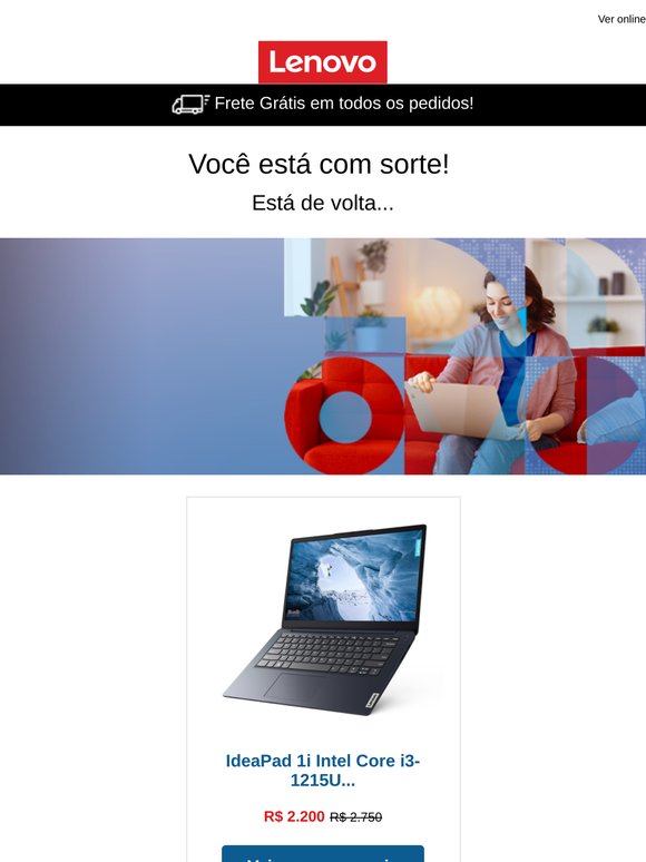 Boas notícias! Olha quem voltou!