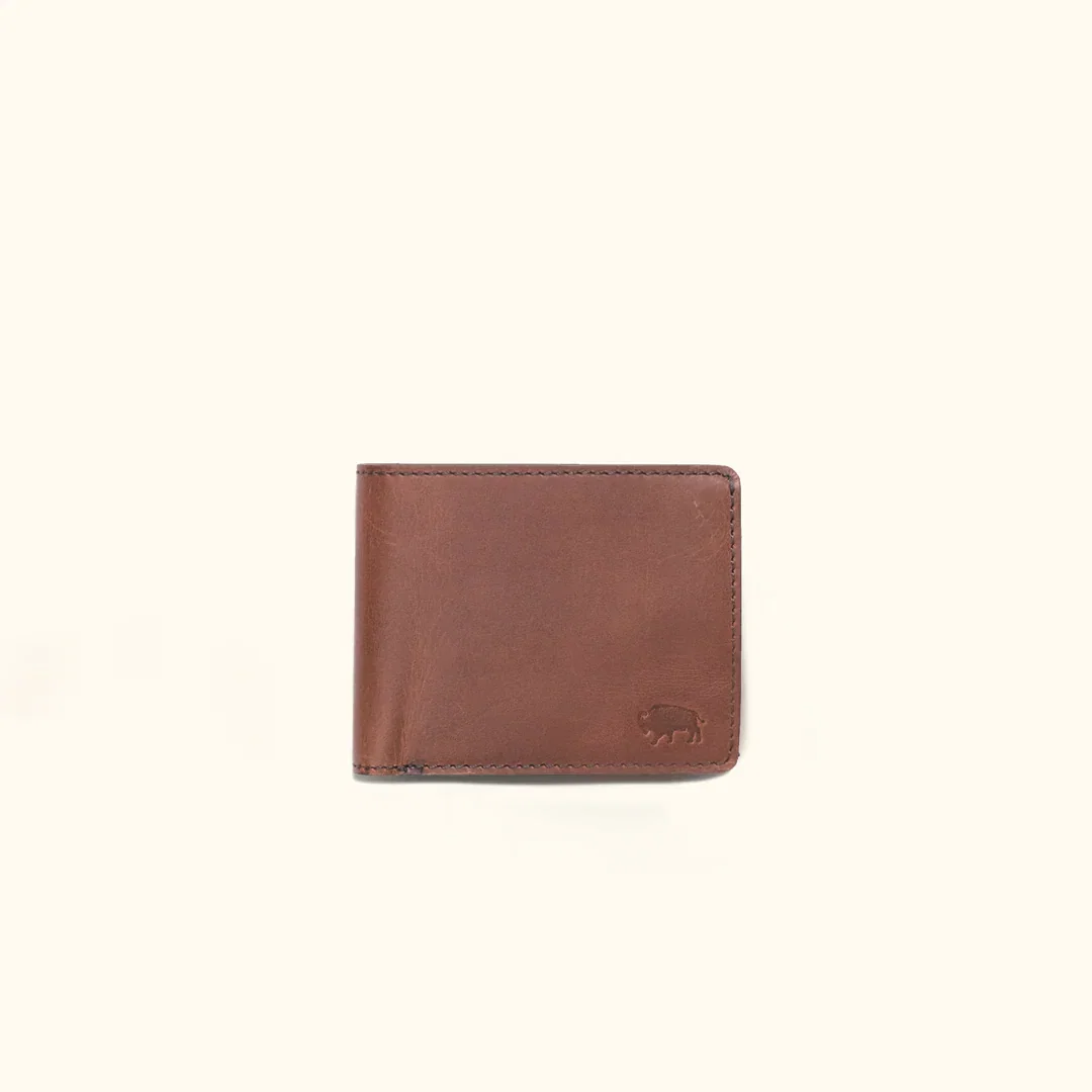Image of Roosevelt Leather Billfold Wallet | Amber Brown