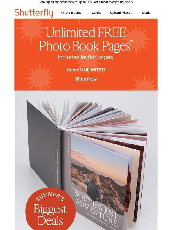 ICYMI: Unlimited free photo book pages is LIVE 👏