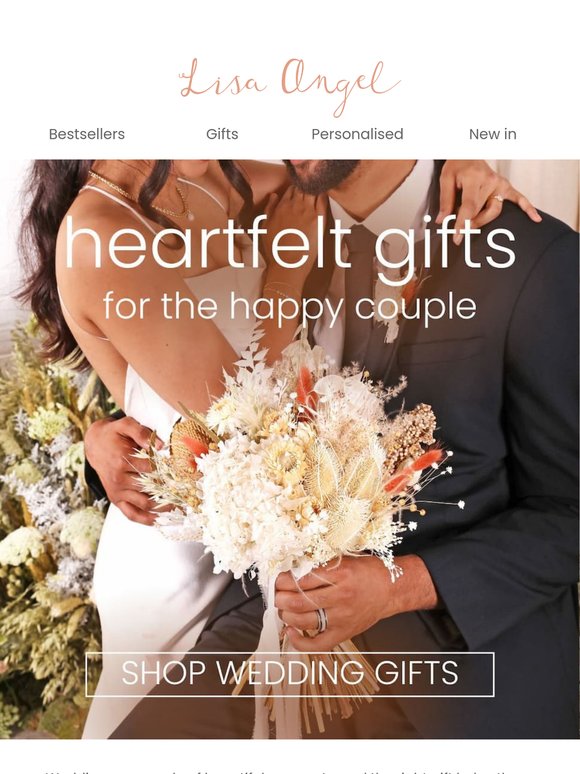 Heartfelt Wedding Gifts for 20% Off!
