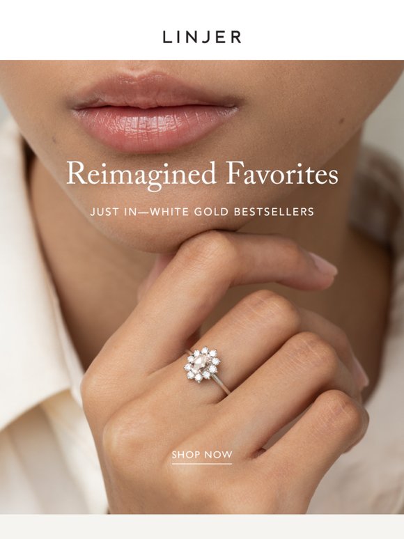 NEW: White Gold Jewelry 🤍