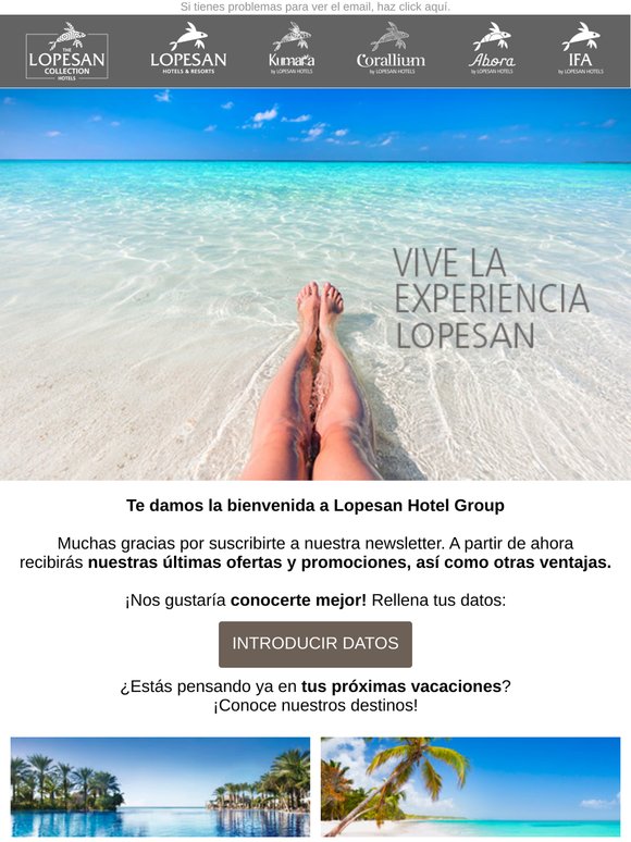 Bienvenido a Lopesan Hotel Group