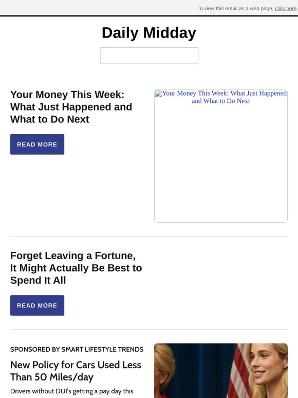 Your Money This Week: What Just Happened and What to Do Next